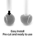 thumbnail image 6 of 2 PCS Precut Walker Tennis Ball for Furniture Legs and Floor Protection, Heavy Duty Long Lasting Felt Pad Covering,Grey, 6 of 6