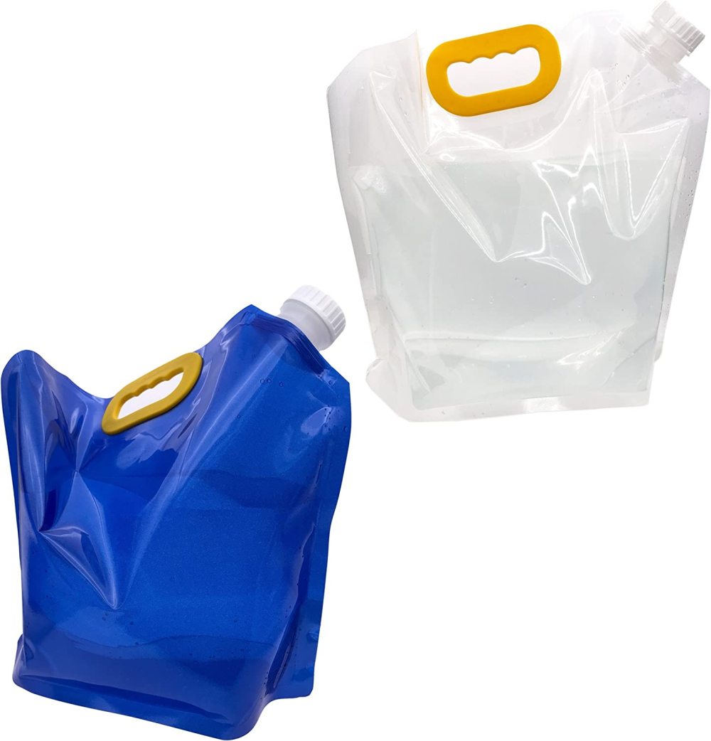 FULenQnu 2X 10 litres Collapsible Water Container BPA Free Fresh Beer