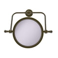 thumbnail image 2 of Retro Dot Collection Miroir de Maquillage Pivotant Mural 8 Pouces de Diamètre avec Grossissement 4X - RDM-4/4X-ABR, 2 of 3