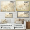thumbnail image 4 of Designart "Dandelion In Subdued Tones" Dandelion Floater Framed Wall Art Prints, 4 of 5