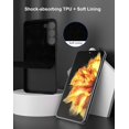 thumbnail image 5 of Case for Samsung Galaxy S23 Plus 6.6 Inch, Thin TPU with Camera Protection Soft Interior Slim Phone Case for Galaxy S23+ 2023 - Black, 5 of 7