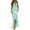 Mint Green, variant on Women's Summer Elegant Formal Evening Gown Maxi Dress with Square Neck Sleeveless for Party Wedding Banquet Dresses