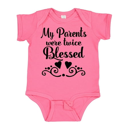 

Inktastic Twins Twice Blessed Gift Baby Boy or Baby Girl Bodysuit
