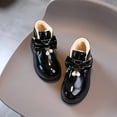 thumbnail image 6 of Qiangong Girls Boots Children Shoes Thick Heel Short Boots Warm Leather Boots Bow Cotton Shoes Warm Boots Toddler Boots Black 2, 6 of 6