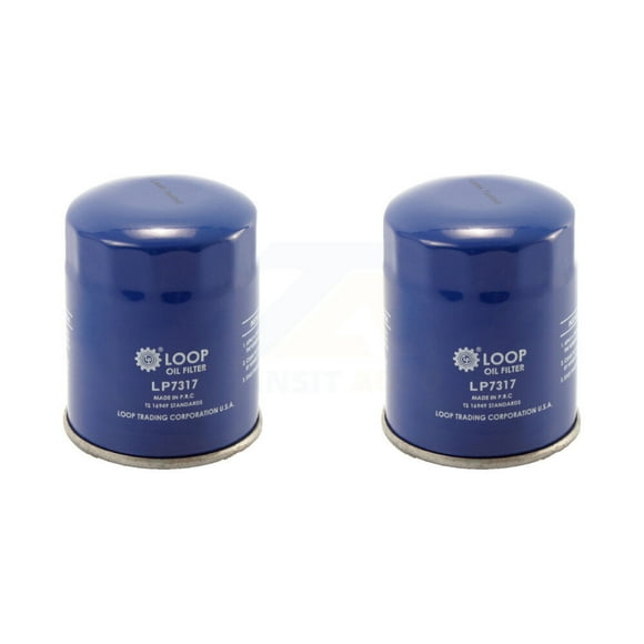 LOOP Engine Oil Filter (2 Pack) for Car Honda Civic CR-V Subaru Acura Mitsubishi Accord Nissan Odyssey Forester Pilot Crosstrek Outback RDX Fit HR-V MDX Impreza Outlander RVR Lancer TL TLX KLO-100014