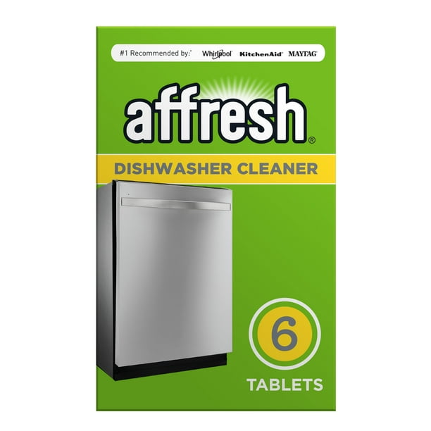 Affresh Dishwasher Cleaner Tablets, 6 Count