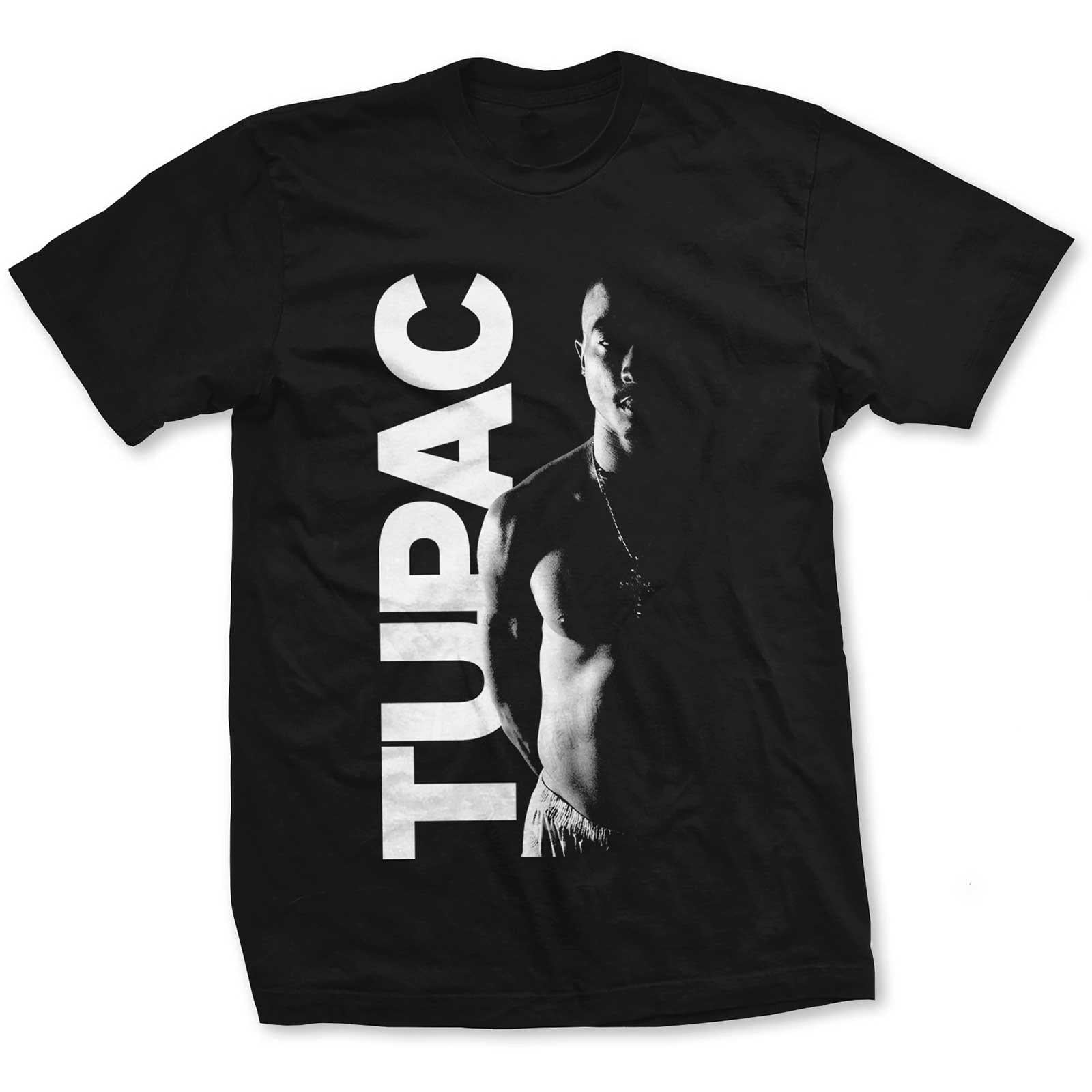 Camiseta Vintage Tupac Shakur Unisex Adultos - Diseño Clásico - Manga Corta - Talla XXL Azul