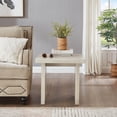 thumbnail image 6 of Roundhill Furniture Cavira 3-Piece Faux Marble Coffee Table Set, Coffee Table and Two End Tables, Beige, 6 of 16