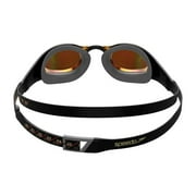 Speedo Fastskin Pure Focus Mirrored Goggles, Black/Orange Gold