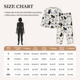 thumbnail image 4 of Honeii Funny Puppy print Women's Pajama Sets Long Sleeve Button Down Sleepwear Nightwear Soft Pjs Lounge Sets-XX-Large, 4 of 7