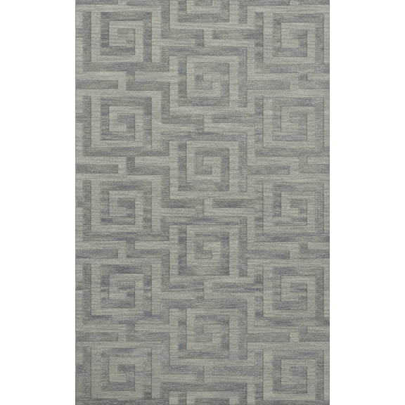 Dalyn Dover Area Rug DV13 Dv13 Seaglass Squares Maze 3' x 5' Rectangle