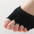 thumbnail image 4 of Women Toe Toppers Soft No Show Solid Color Half Socks Forefoot Cushion Socks, 4 of 10