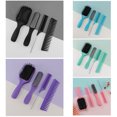 thumbnail image 4 of Hair Brush Set Detangling Brush & Hair Comb Set 4PCS Hairbrushes for Long Thick Thin, 4 of 8