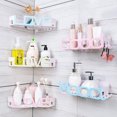 thumbnail image 1 of Support Mural pour Shampooing de Salle de Bain Étagère Ventouse de Toilette Support de Rangement pour Articles Divers, 1 of 7