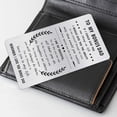 thumbnail image 4 of Stepdad Engraved Wallet Card - Fathers Day Gift to My Bonus Dad - Step Dad Gifts from Daughter - Thank You for Loving Me As Your Own, 4 of 6