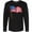 AB-Black, variant on Inktastic American Flag Design Long Sleeve T-Shirt