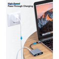 thumbnail image 5 of Duomigo USB C Dual HDTV Adapter, 2 Monitor Splitter, USB C Hub for Dual HDTV Docking Station for Laptops and Monitors, 5 of 8