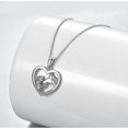 thumbnail image 2 of Girl And Horse Necklace For Girls Sterling Silver Horse Jewellery Horse Gifts For Women, 2 of 2