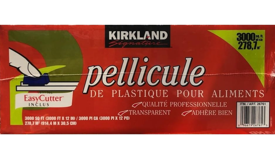 KS Plastic Food Wrap, 12''W x 3000'L