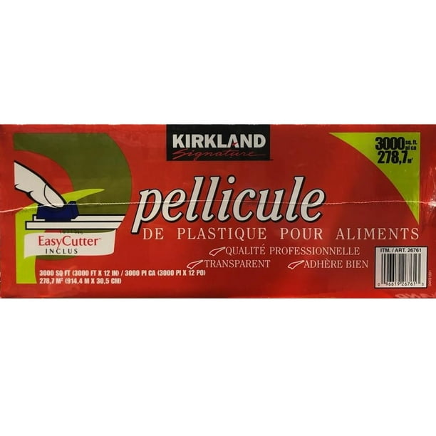 KS Plastic Food Wrap, 12''W x 3000'L