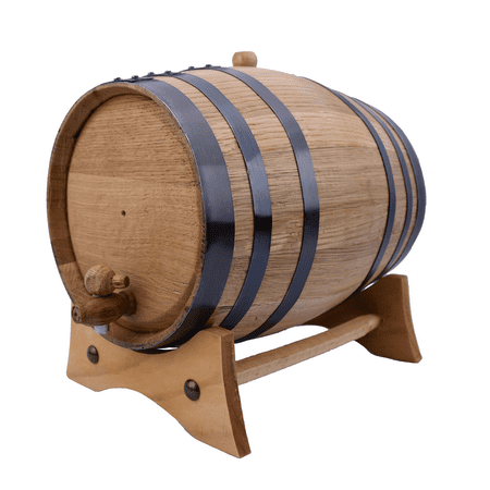 Wine Barrel Light 10 Liters American White Oak Wood Aging Barrels | Age your own Tequila, Whiskey, Rum, Bourbon, Wine... ()