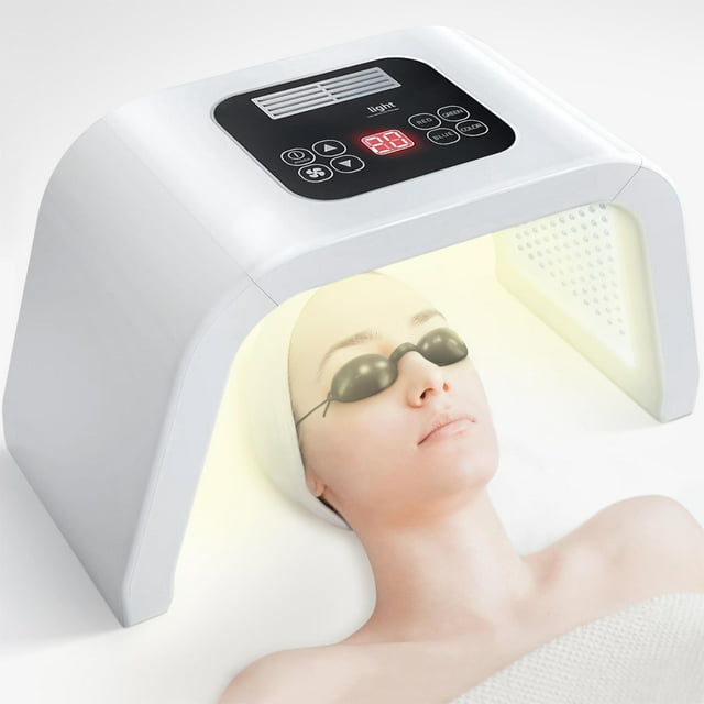 Mascarilla facial LED de terapia de luz roja LOUDYKACA 7 colores