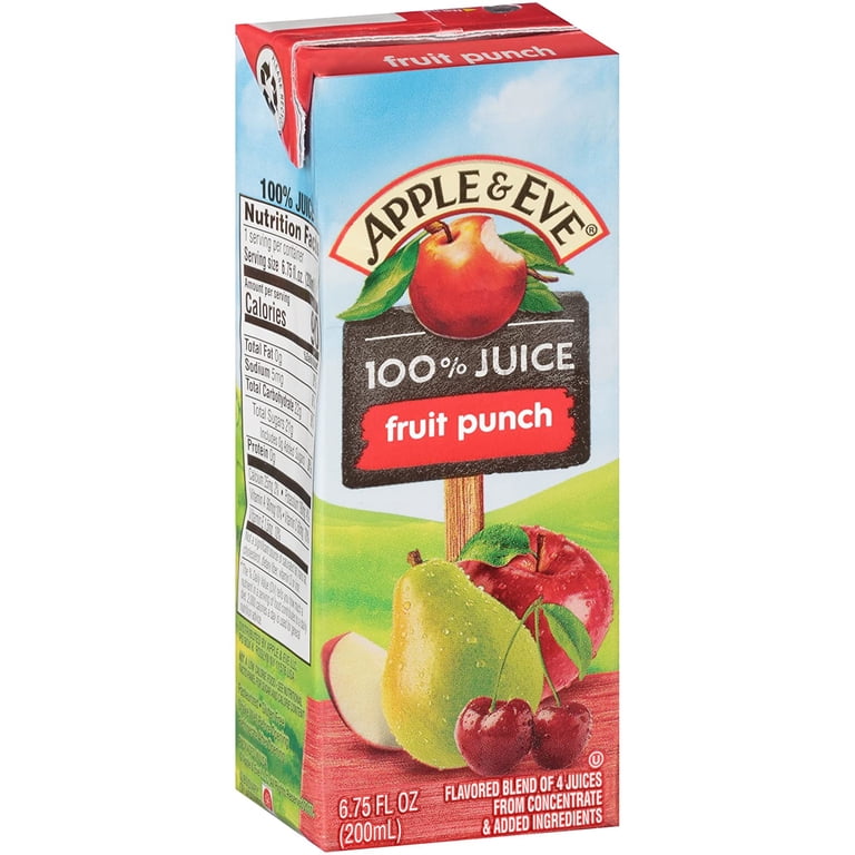 Apple & Eve Fruit Punch 100% Juice Boxes, 6.75 fl oz, 8 Count, 2 Pack photo 3