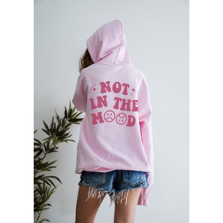 Not In The Mood Hoodie Preppy Indie Clothing Indie Clothes Aesthetic Hoodie Overd Crewneck Vsco Hoodie Y2k