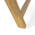 thumbnail image 4 of Sudbury Acacia Wood Outdoor Club Chairs with Cushions, Teak, White, 4 of 7