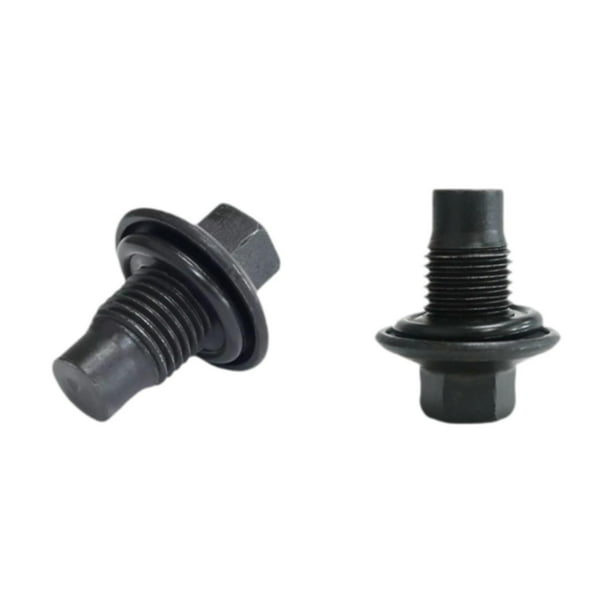 Tapón de drenaje de aceite,Tapón de drenaje de aceite M14X1.5 Tapón de drenaje de aceite del motor,Tornillo del tapón de drenaje de aceite Motor pequeño 1 Arandela de cobre,Accesorio de