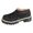 Black, variant on Women's Casual Solid Color Low Heel Round Toe Hollow Weave Comfort Thick Sole Flats for Everyday Wear