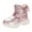 Red, variant on Toddler Boots Boys Girls Waterproof Winter Warm Snow Boots Durable Anti-Slip Kids Winter Boots Size 11.5,(Silver Little Kids 11.5)