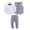 White, variant on Odeerbi Toddler Boys Gentleman Formal Dress Suit 1-5 Years Kids Suits Long Sleeve Shirt+Jackets+Pants Outfits Clothes 3PCS Set White