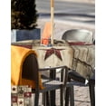 thumbnail image 5 of nqOlkjepod Texas Star Vintage Outdoor Tablecloth with Umbrella Hole & Zipper, Western Cowboy Country Wooden Square Table Cover 54x54 Inch, Dining Waterproof Table Cloth Protector for Patio/Party, 5 of 7