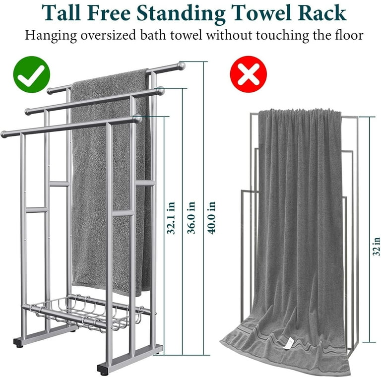 Free standing towel rack big w best sale