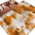 thumbnail image 2 of Area Rug for Living Room, Orange Grey Non-Slip Indoor Large Carpet for Bedroom/Dining Room, Vintage Minimalist Abstract Gradient Art Washable Low-Profile Rectangle Floor Runner Rugs - 5 x 8 Ft, 2 of 7