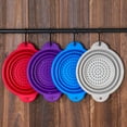 thumbnail image 2 of Osdhezcn Kitchen Foldable Strainers With Handle Collapsible Washing Silicone Basket, 2 of 20
