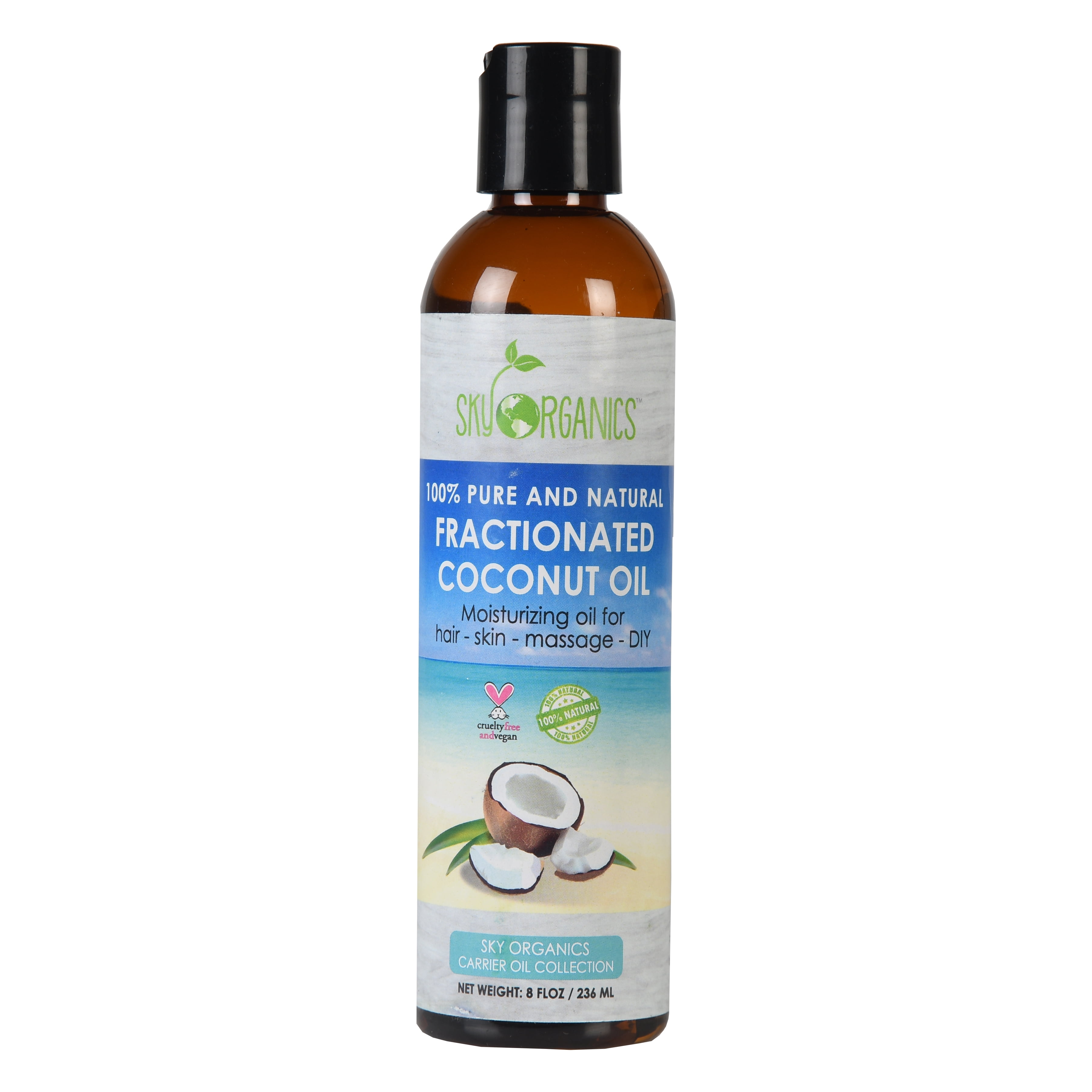 Sky Organics Fractionated Coconut Oil - 8 fl oz
