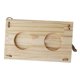 thumbnail image 5 of Comedero de para conejos de madera, soporte para hierba de madera, dispensador de multifunción para conejitos, pesebre de alimentación para, 5 of 9