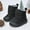 Black, variant on Hook Loop Low Cut Boots Cloth Snow Boots Kids Winter Shoes Girls Boys Outdoor Boots Girls Cowboy Boots Size 2-2.5 Years