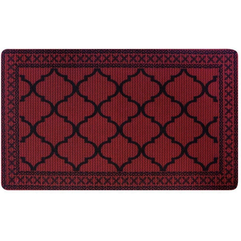 Homesta Moroccan Trellis NonSlip Doormat Durable Texture