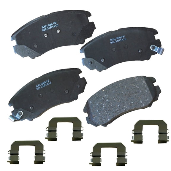 Disc Brake Pad Set Fits select: 2013 KIA SOUL, 2003-2010 HYUNDAI SONATA