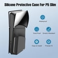 thumbnail image 2 of Funda de silicona para PS5 Slim (edición con disco y edición digital), funda protectora antideslizante, resistente a arañazos y a prueba de polvo para carcasas y accesorios de la PS5 Slim, 2 of 11