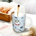 thumbnail image 3 of Yiaed Swimming Shark Print Ceramics Coffee,Large Handle Design,Extra Large Tea and Coffee Cup for Office and Home Mugs, 3 of 6