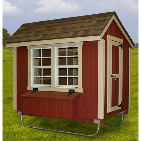 EZ-Fit Sheds 4x6 EZ Fit Chicken Coop - Walmart.com
