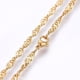 thumbnail image 1 of 1 collar de cadena con ondas de agua, collar minimalista, joyería de moda con cierres de pinza de langosta., 1 of 2