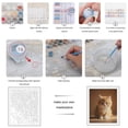 thumbnail image 3 of Paint by Numbers Kit for Adults, Ginger Kitten Soft Fur Portrait Paint by Numbers, Easy Paint by Numbers Kit for Adults Beginner, DIY Adult Paint by Number Kits on Canvas, Home Decor, 3 of 7