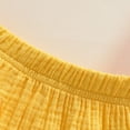 thumbnail image 5 of mgoYE Baby Girl Outfit Baby Girl Summer Clothes 6 12 18 24 Months Sleeveless Ruffled Top and Shorts Set T-Shirt Set Size 18-24 Months, 5 of 8