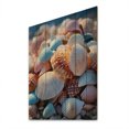 thumbnail image 2 of Designart "Sunlit Shells Beach Photo III" Nautical & Beach Print on Natural Pine Wood, 2 of 5