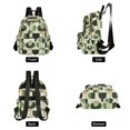 thumbnail image 4 of FORMRS Mini Backpack Purse for Women Travel Daypack Casual Shoulder Bag, Green Circle, 4 of 7